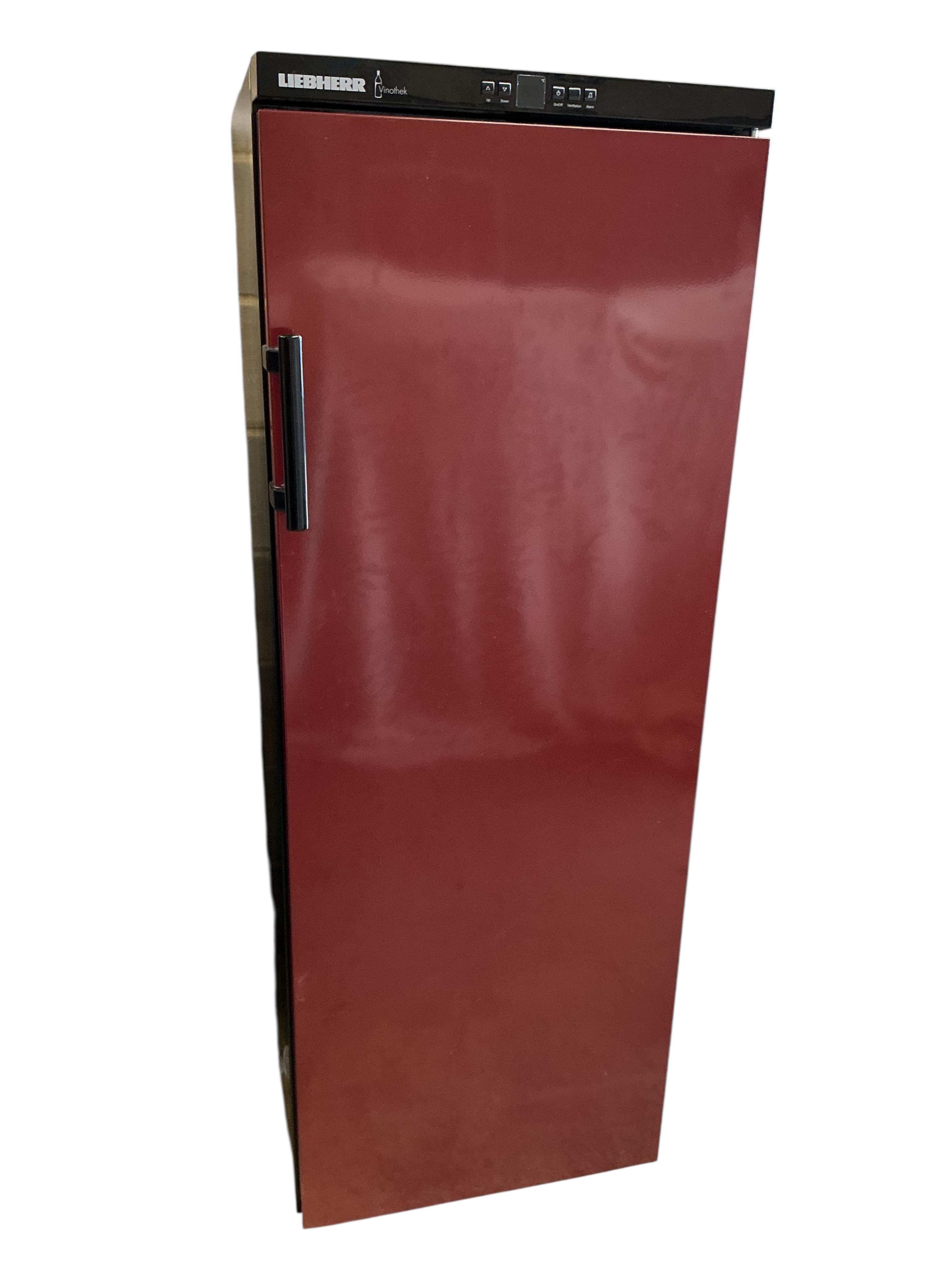 A Liebherr Vinothek wine storage cooler